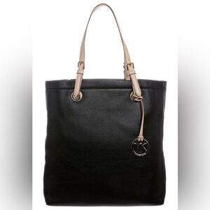 Michael Kors Black and Tan Tote Bag like brand new ✨